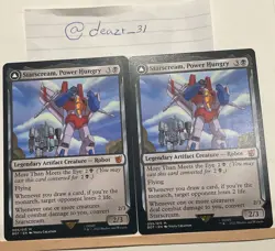 Starscream, Power Hungry #5 Transformers Bot Magic: The Gathering Card - Image 1