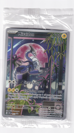 Sealed Miraidon - Holo Promo SV: Scarlet & Violet Promo Cards 013 NM - Image 1