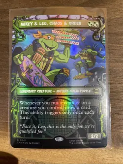 Mikey & Leo, Chaos & Order (Showcase) Teenage Mutant Ninja Turtles Foil - Image 1
