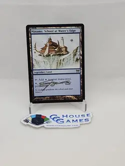 Minamo, School at Water's Edge SIGNED GOLD Jeremy Jarvis MTG Champions *CCGHouse - Image 1