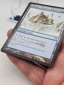 Minamo, School at Water's Edge SIGNED GOLD Jeremy Jarvis MTG Champions *CCGHouse - Image 3