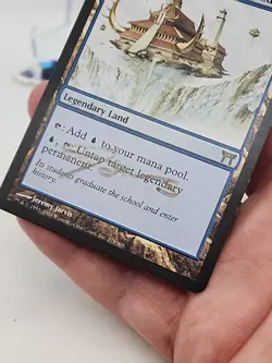 Minamo, School at Water's Edge SIGNED GOLD Jeremy Jarvis MTG Champions *CCGHouse - Image 4