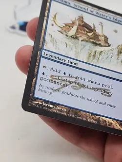 Minamo, School at Water's Edge SIGNED GOLD Jeremy Jarvis MTG Champions *CCGHouse - Image 5