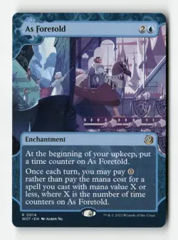 As Foretold - Wilds of Eldraine Enchanting Tales - #14 - Non-Foil - NM - MTG - Image 1