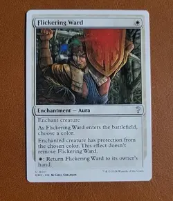 NM Flickering Ward #0011 White Border Mystery Booster 2 MB2 - Image 1