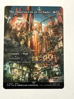 The Imperial City of Archades - Wall of Omens (Showcase) | MTG | NM - Image 1