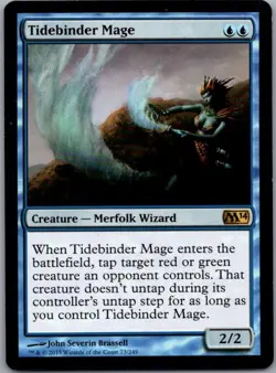 #73 Tidebinder Mage Magic 2014 (M14) Rare - Image 1
