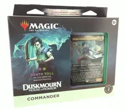 NEW Magic: The Gathering Duskmourn: Death Toll Commander Deck - Sealed - Image 1