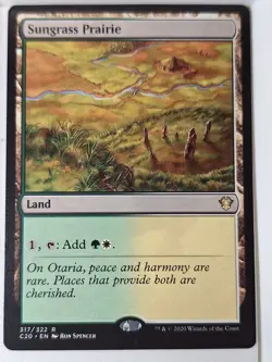 Sungrass Prairie - Commander: 2020- Magic the Gathering MTG Nice! - Image 1