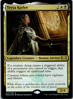 Teysa Karlov R Foil Throne of Eldraine 212 LP - Image 1