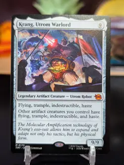 Krang, Utrom Warlord TMT Ninja Turtles MTG 175 NM Unplayed - Image 1