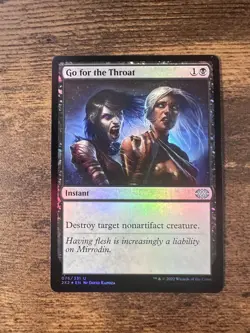 Go for the Throat Double Masters 2022 Foil NM MTG - Image 1