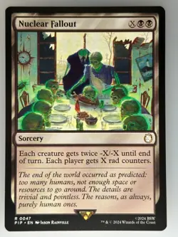 MTG Nuclear Fallout Universes Beyond: Fallout (PIP) R 47 NM Magic - Image 1