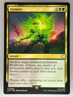 MTG Atomize Universes Beyond: Fallout (PIP) R 94 NM Magic - Image 1