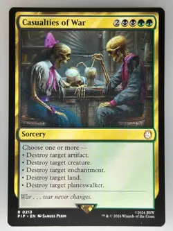 MTG Casualties of War Universes Beyond: Fallout (PIP) R 213 NM Magic - Image 1