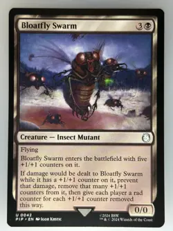 MTG Bloatfly Swarm Universes Beyond: Fallout (PIP) U 42 NM Magic - Image 1