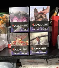 MTG x Fallout: LOT of 4 Deck boxes *NEW* - Image 1