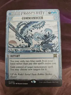 MTG - Commandeer (Showcase) - Outlaws (OTP) - NM - Image 1