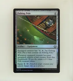 Magic the Gathering: Fishing Pole Foundations Foil NM - Image 1