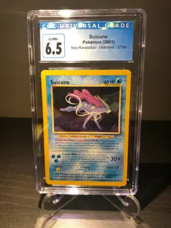 Pokemon Suicune – CGC 6.5 Ex/NM+ 27/64 Neo Revelation - Unlimited - Image 1