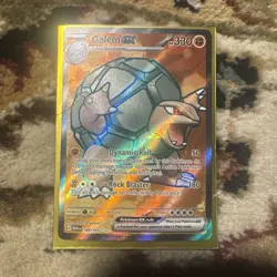 Pokemon TCG Golem EX 189/165 NM Full Art Ultra Rare 151 - Image 1