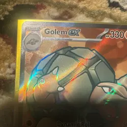 Pokemon TCG Golem EX 189/165 NM Full Art Ultra Rare 151 - Image 2