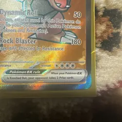 Pokemon TCG Golem EX 189/165 NM Full Art Ultra Rare 151 - Image 4