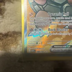Pokemon TCG Golem EX 189/165 NM Full Art Ultra Rare 151 - Image 5