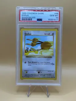 1999 Pokemon Shadowless Base Set Doduo #48 PSA 10 - Image 1
