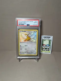 PSA 10 GEM MINT Pokemon Swablu SV42 Sun Moon Hidden Fates 2019 Rare Low Pop New - Image 1