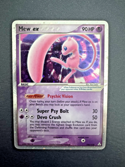 Pokemon TCG Mew EX 100/110 2006 Holon Phantoms RARE - Image 1