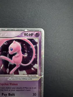 Pokemon TCG Mew EX 100/110 2006 Holon Phantoms RARE - Image 5