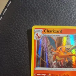 Pokemon Charizard 010/078 Pokemon Go Holo Rare - (NM) roller marks on back - Image 2