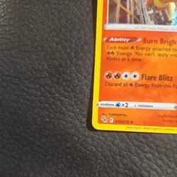 Pokemon Charizard 010/078 Pokemon Go Holo Rare - (NM) roller marks on back - Image 5