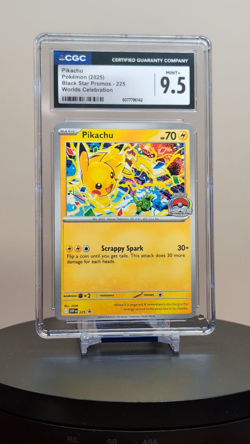 Pokemon Graded Pikachu #225 SVP Black Star Promo CGC 9.5 - Image 2