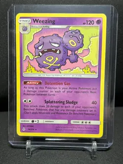 Weezing 74/214 Rare Pokemon 2019 SM Unbroken Bonds LP - Image 1