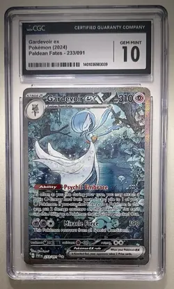 Gardevoir EX 233/091 Special Illustration Rare Pokemon CGC 10 Gem Mint *014 - Image 1