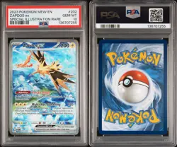 Pokemon 2023 Zapdos ex 202/165 Full Art SIR Scarlet & Violet 151 GEM MINT PSA 10 - Image 3
