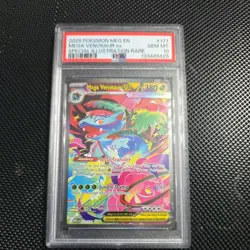 2025 POKEMON MEGA EVOLUTION SPECIAL ILLUSTRATION RARE MEGA VENUSAUR EX PSA 10 - Image 1