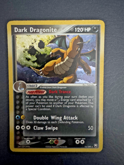 Pokemon TCG Dark Dragonite 15/109 EX Team Rocket Returns Reverse Holo - Image 1
