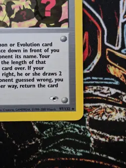 Pokemon TCG Blaine's Quiz #1 97/132 Non Holo Rare - Gym Heroes Unlimited Vintage - Image 5