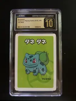 Bulbasaur Old Maid Pokemon Center Japan CGC PRISTINE 10 - Image 1