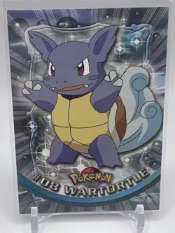 Topps Pokemon Wartortle #08 1999 TV Animation Edition Blue Logo 1st print - Image 1
