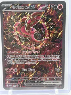 Oricorio ex 024 Promo Full Art Pokemon TCG MEP NM/M - Image 1