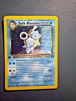 Pokemon TCG Dark Blastoise 3/82 Team Rocket Holo - Image 1