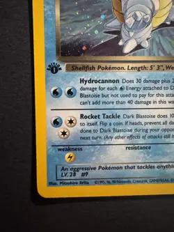 Pokemon TCG Dark Blastoise 3/82 Team Rocket Holo - Image 3
