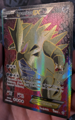 Tyranitar EX (91 Full Art) - 91/98 XY-Ancient Origins Ultra Rare - NM - POKEMON - Image 3