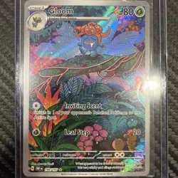 Gloom 198/197 Illustration Rare Holo NM Pokemon TCG SV03: Obsidian Flames - Image 1