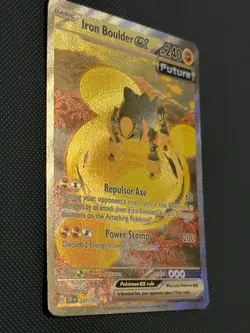 Pokemon TCG Iron Boulder ex Scarlet & Violet-Temporal Forces 207/162 *MINT SIR* - Image 2