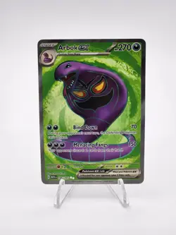 Arbok ex 185/165 SV Scarlet & Violet 151 Holo Ultra Rare Full Art Pokemon TCG NM - Image 1
